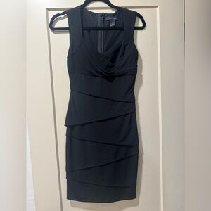 White House Black Market- Elegant Black Sleeveless Dress